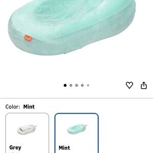 Mint Inflatable Baby Bath Support
